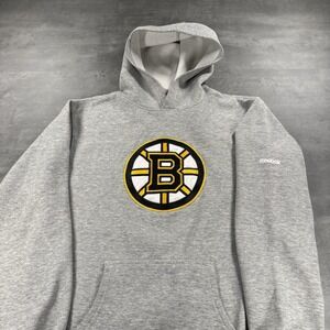 Vetements x Reebok Boston Bruins Hoodie Women Large Gray Sweatshirt Hockey‎ NHL
